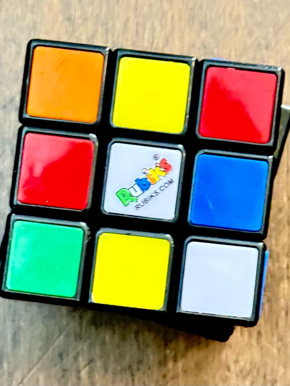 Rubik’s 3x3 Cube Puzzle Classic Twist Brain Teaser Game Toy Pre-Owned